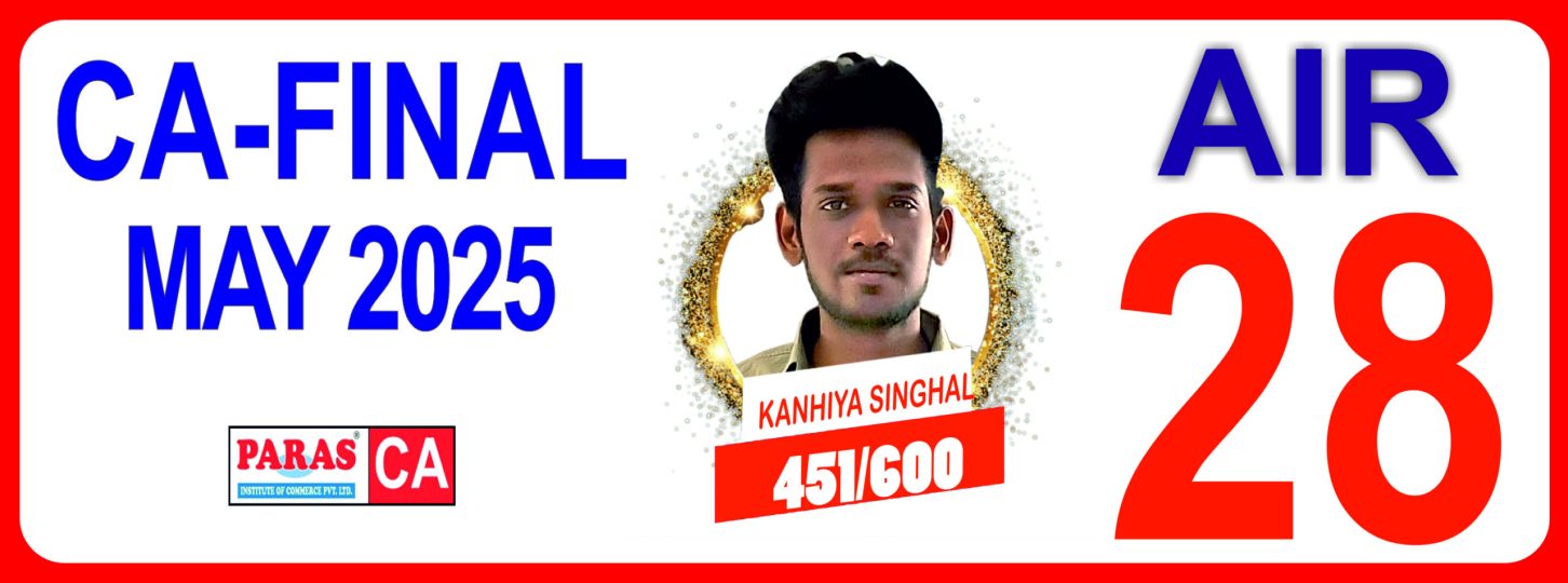 CA Final Kanhaiya Result